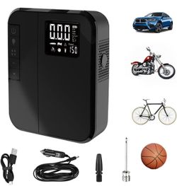 DP3 SUV Tire Inflator Portable Air Compressor for Off Roading: Fast Inflate & Deflate, Auto Stop