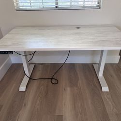 Motion Grey Standing Desk 55”x28”