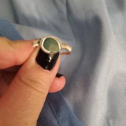 Green Aventurine Ring