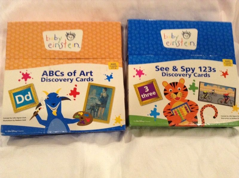Baby Einstein discovery cards/ flash cards