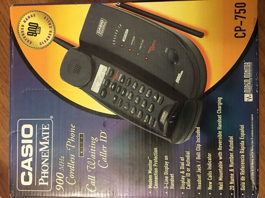 Casio phonemate 900 MHz cordless phone