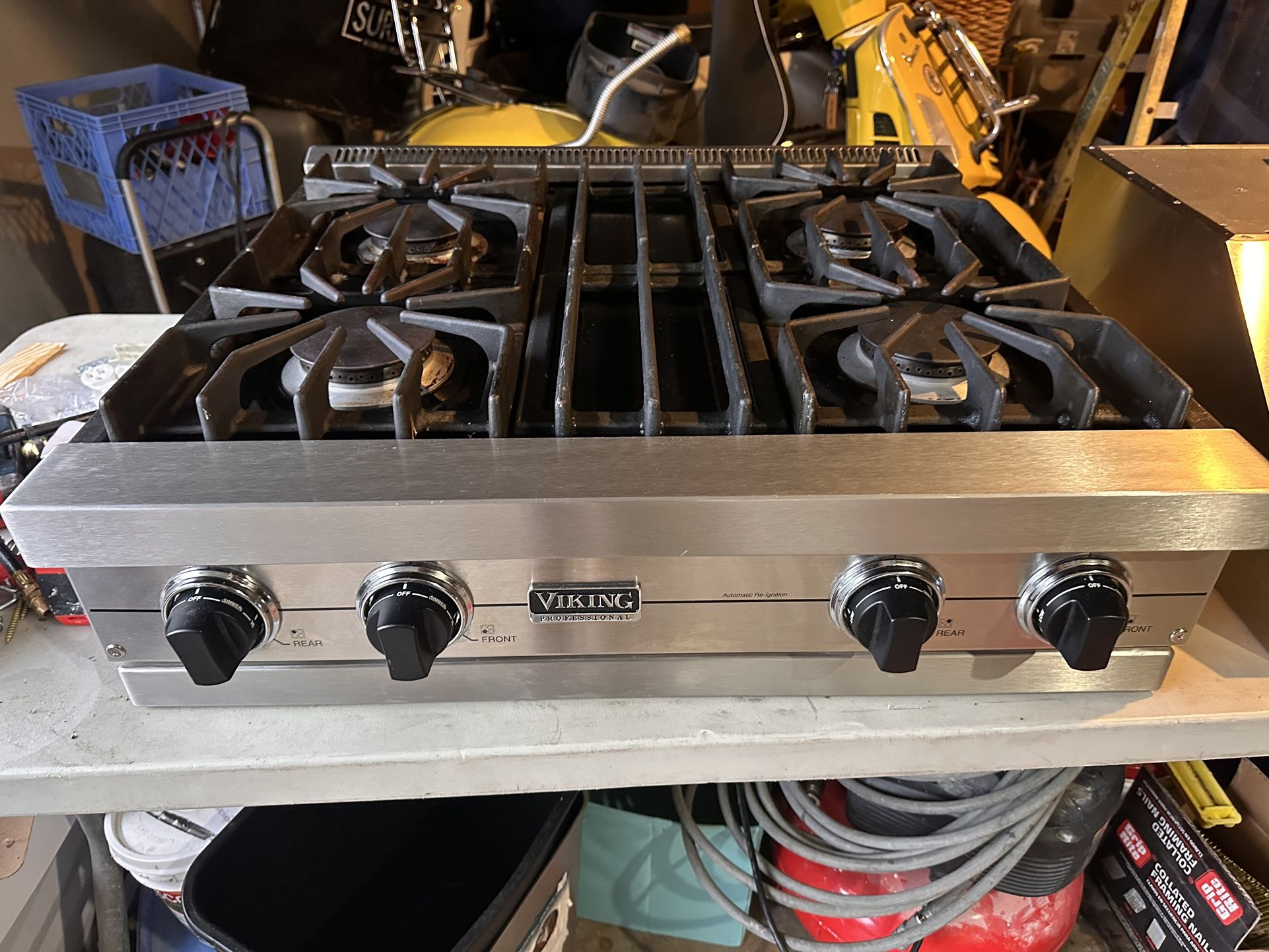 Viking Gas Cooktop & Hood