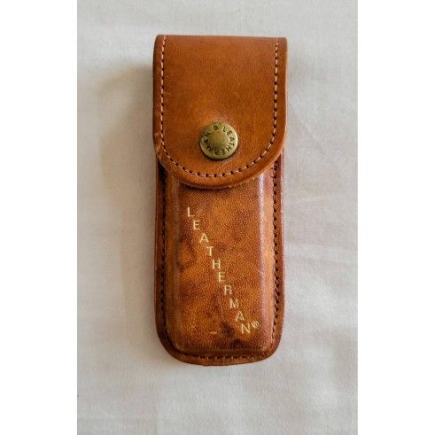 Leatherman Multi Tool Leather Sheath Multi-Tool Pouch Case Large Brown