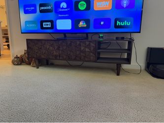 Solid wood TV stand/low credenza