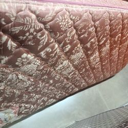 twin mattress with box Spring.