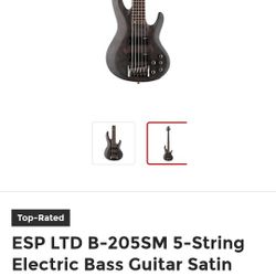 ESP LTD B-205SM 5-String Electric Bass Guitar 