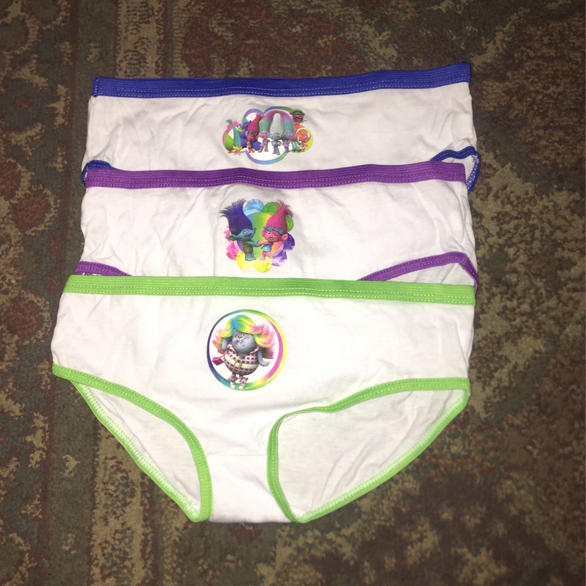 Dreamworks Trolls Girl’s Underwear, Size 8