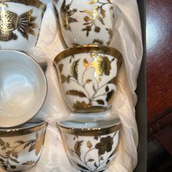 Turkish Coffee / Gahwa/kahweh/tea Cups