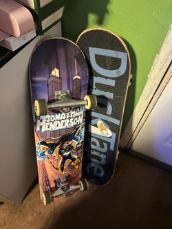 Two skateboards