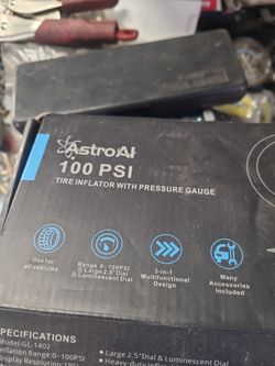 Astroai 100 Psi Tire Gauge New