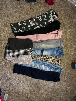 11 Pairs of Girls 4-5 Jeans & Jeggins