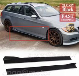NEW! Side Skirt Extension Splitter For BMW E91 Touring 3-Serie 323i 325i 328i 2005-12