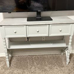 TV Console Table And 2 End tables 