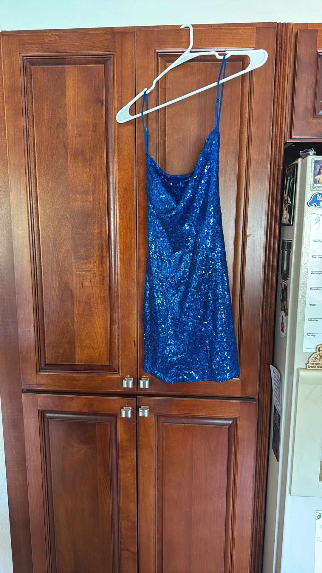 Blue Sparkly Party Dress
