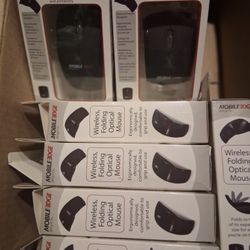 Box Of 8 Wireless Folding Optical Mouses Take All For 1 Price