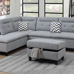 3-Pcs Sectional Set - F