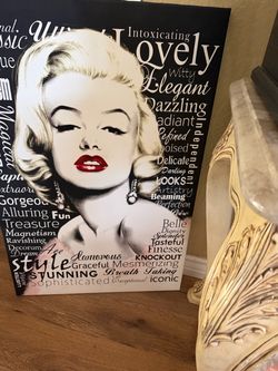 Marilyn Monroe Canvas Wall Art Print
