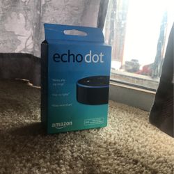 Amazon ECHO DOT BLACK 2nd Gen New!!!
