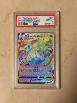 Chandelure VMAX Full Art Secret Rare PSA 10