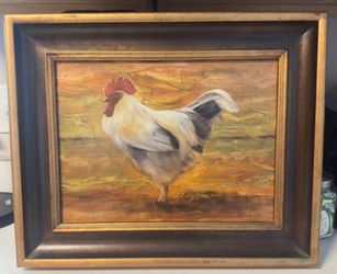 Michael DeFrancesco Original Oil Painting "Rooster #22" 12x16 $825