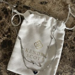 Kendra Scott 2 Layer Heart Necklace