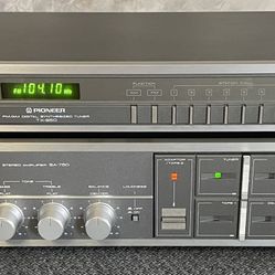 Vintage Pioneer SA-750 Amp/Tuner Combo