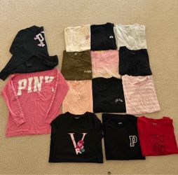 Pink/ Victoria secret tops and legging with pocket