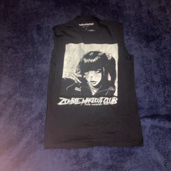 Handmade Sleeveless Zombie Make out Club T Shirt 