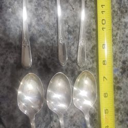 International Wm Rogers DEVONSHIRE Mary Lou Silverplate Solid Serving Spoon 1938