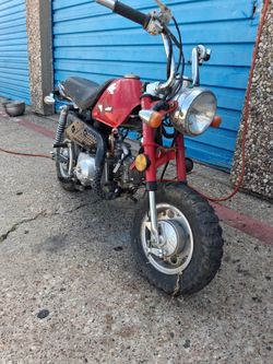 Honda z50  red “monkey bike” PROJECT BIKE