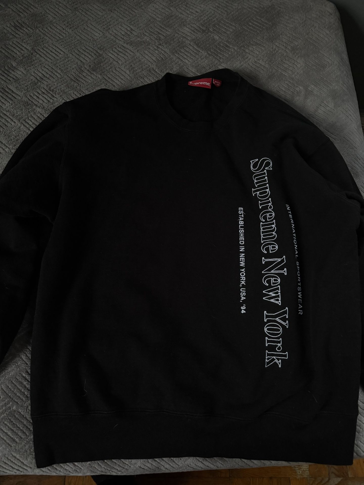 Supreme Pilled Sweater Black