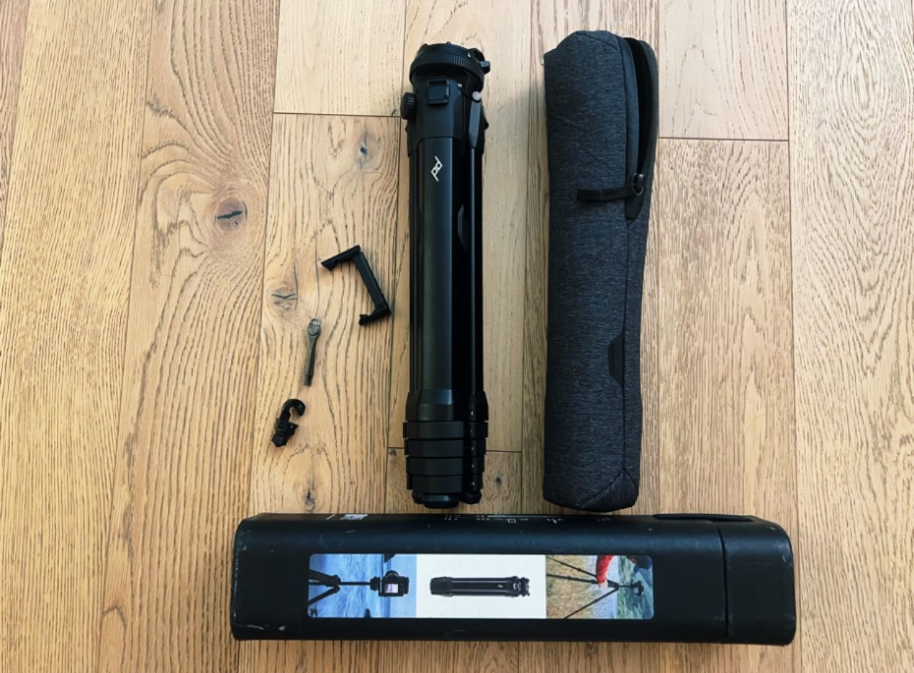 Peak Design tripod + Universal Head Adapter