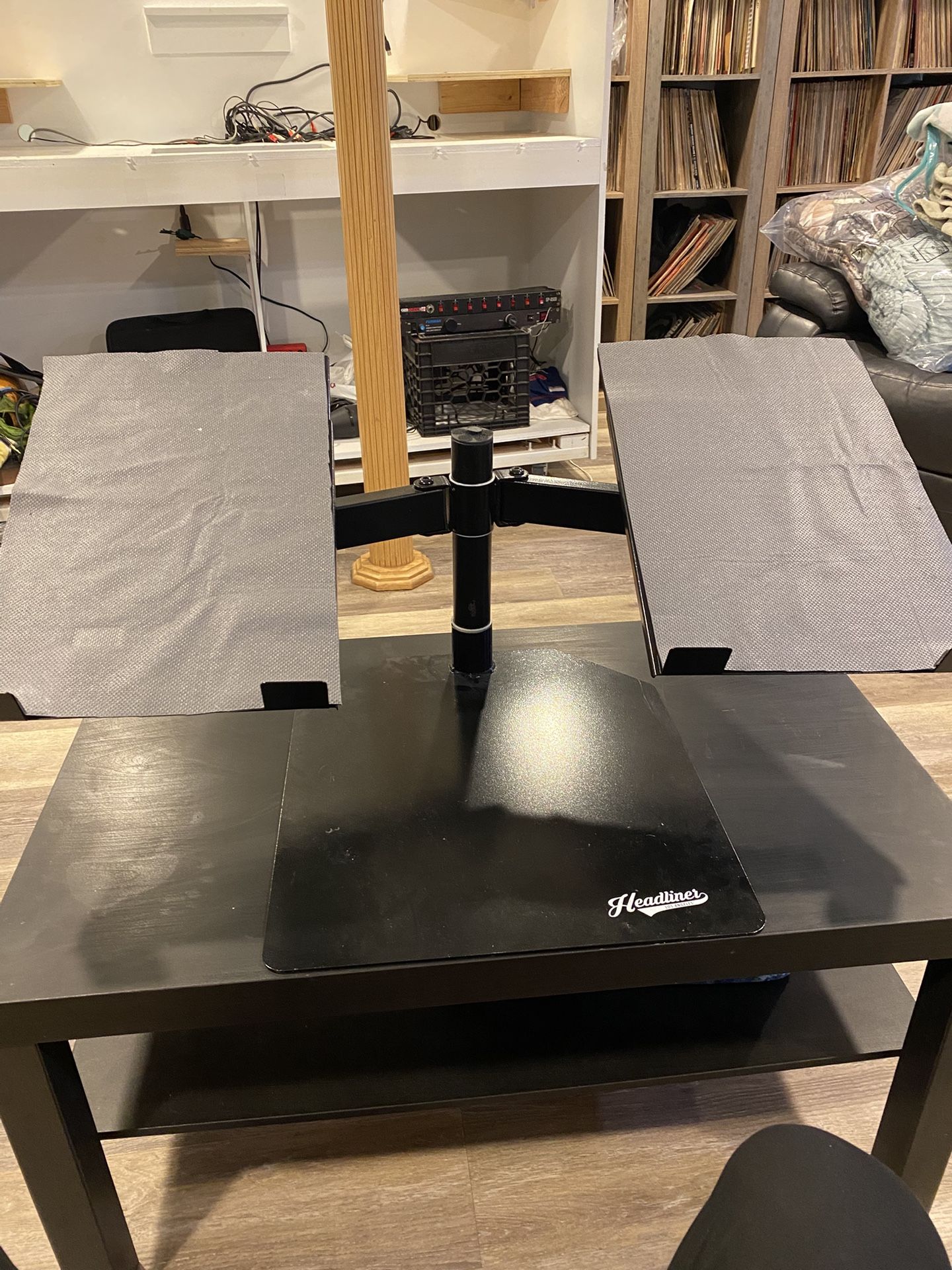 Cdj Mount Stands Set Up