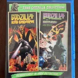 Godzilla vs. King Ghidorah / Godzilla and Mothra: Battle for Earth (Blu-ray) - OOP