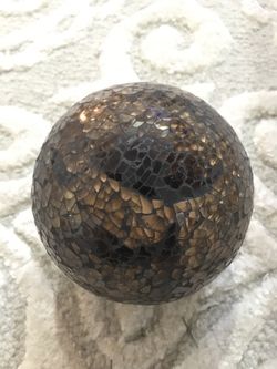 DECORATIVE GLASS BALLS X 5 from HOBBY LOBBY