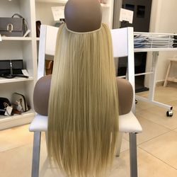 22” Fish line band halo hair extension