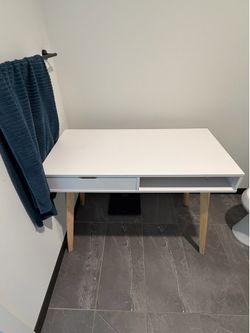 White desk