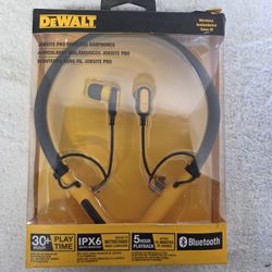 Dewalt Jobsite Pro Wireless Earphones New (Price Is Firm)