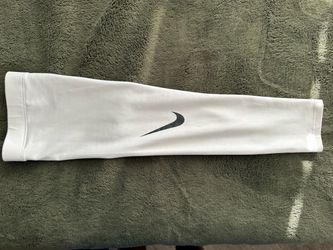 Nike White Compression Arm Sleeve