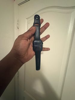 Apple Watch Series 8 with Black Sport Band