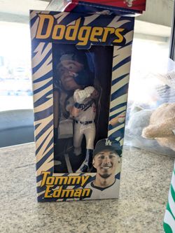 Tommy edman and Sandy Koufax bobblehead