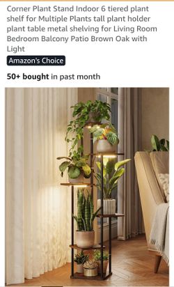 Plant Stand with Lights