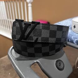 Louis Vuitton Reversible Men's Belt - Graphite | Authentic & Stylish