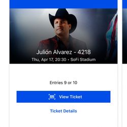 2 Julion Alvarez Tickets Floor Seats