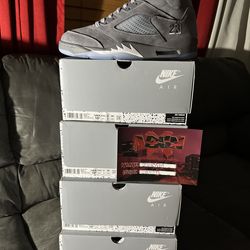 Jordan Retro Wolf 🐺 Grey 5s