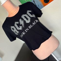 ACDC Crop Tee