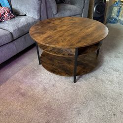 Round Lift Top Coffee Table