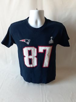 Reebok New England Patriots #87 Gronkowski boys t-shirt size M