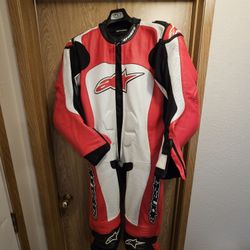 Alpinestars One Piece Track Suit Size 42 US