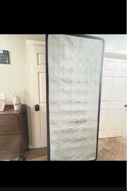 Two spring box California King Bed Frame$ $100 firm
